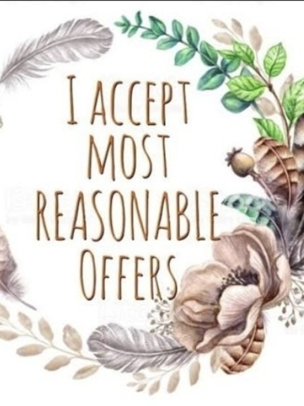 I accept Most Reasonable Offer